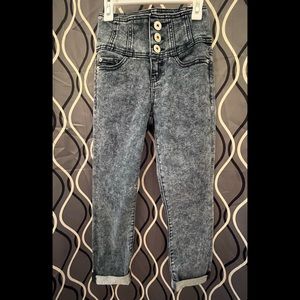 High Waisted Crop Jeans